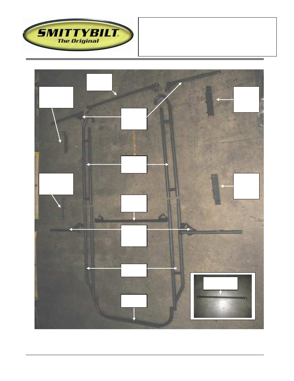 Installation instructions | Smittybilt 18604 CONTRACTORS RACK User Manual | Page 4 / 12