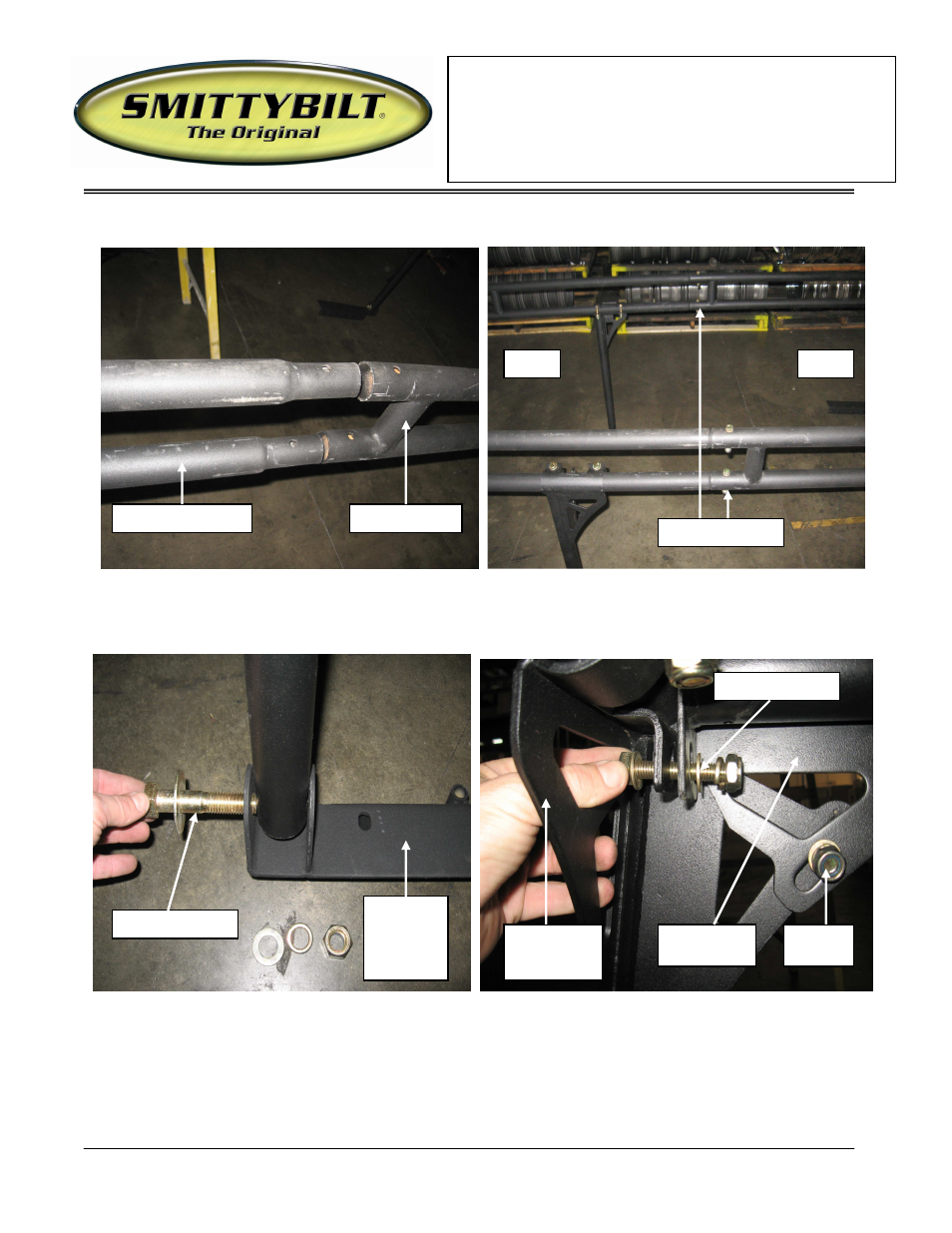 Installation instructions | Smittybilt 18604 CONTRACTORS RACK User Manual | Page 7 / 12