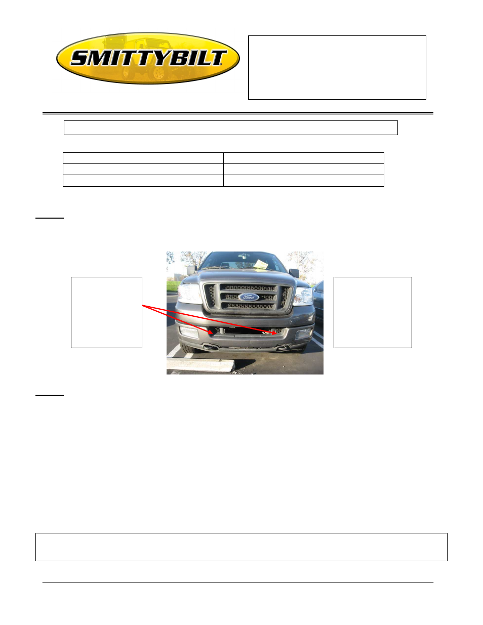 Smittybilt 130010 Street Light Bar User Manual | 2 pages