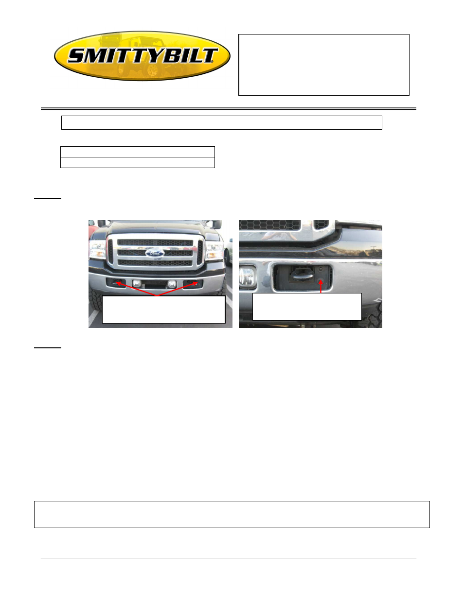 Smittybilt 130020 Street Light Bar User Manual | 1 page