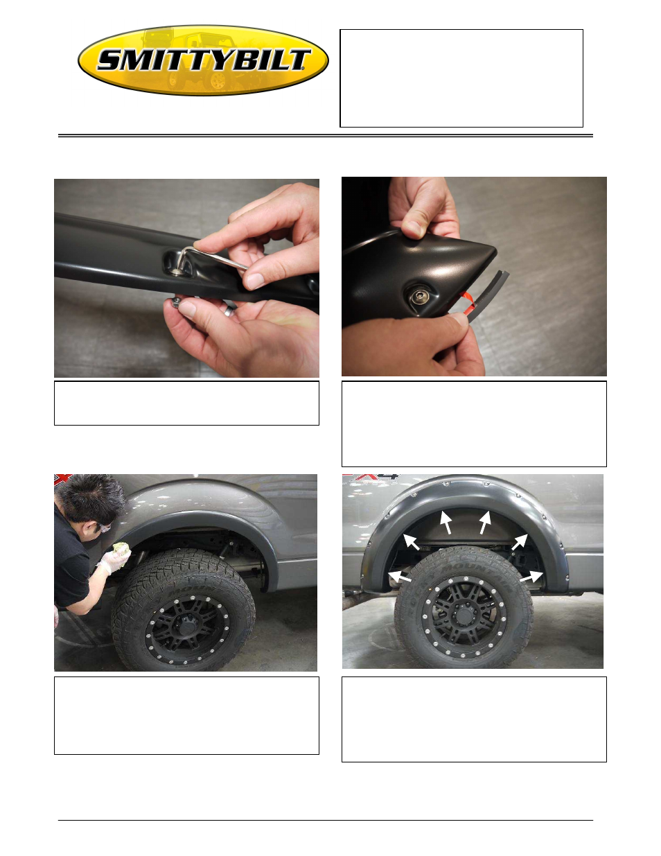 Smittybilt 17393 Bolt-On Fender Flares User Manual | Page 4 / 5