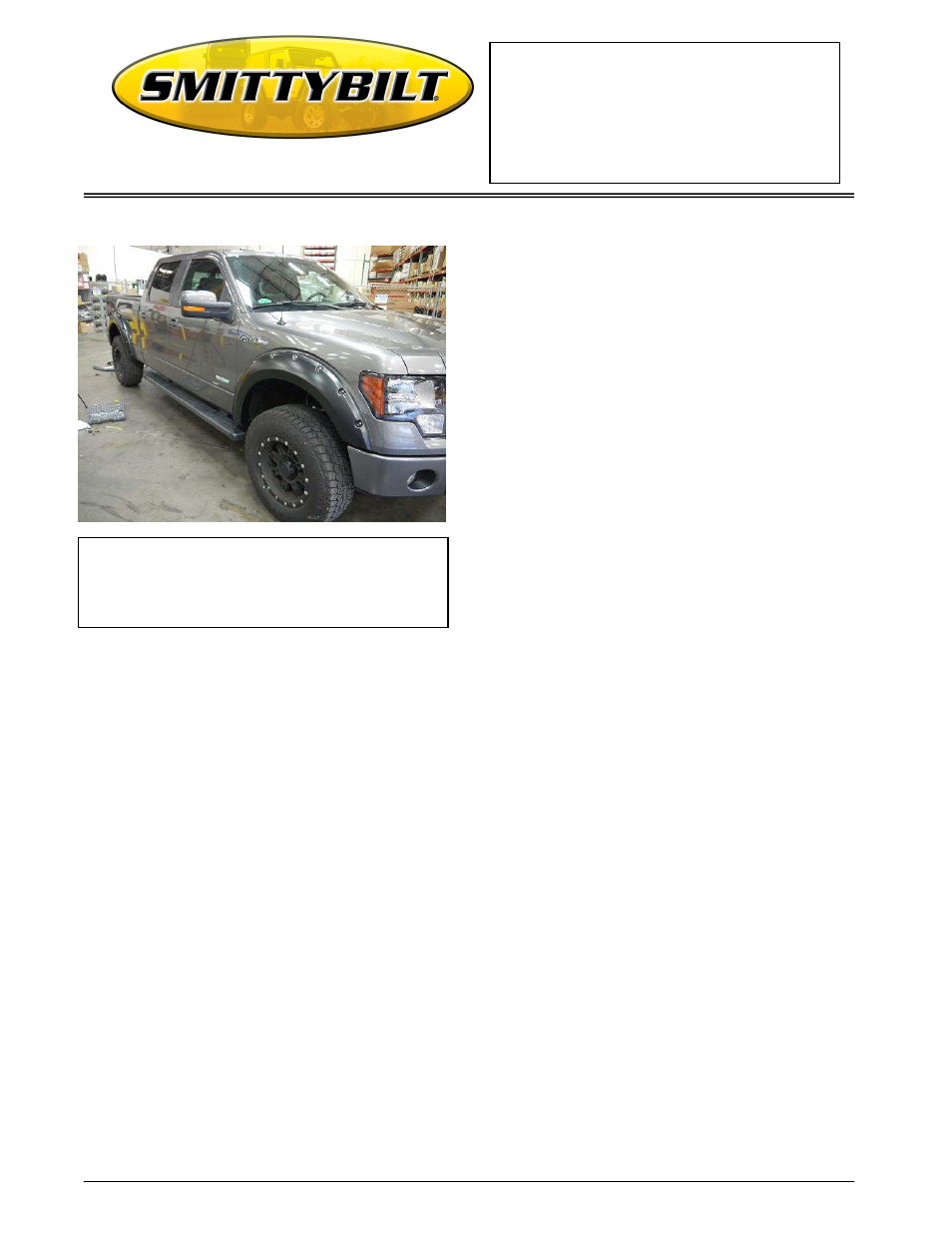 Smittybilt 17393 Bolt-On Fender Flares User Manual | Page 5 / 5
