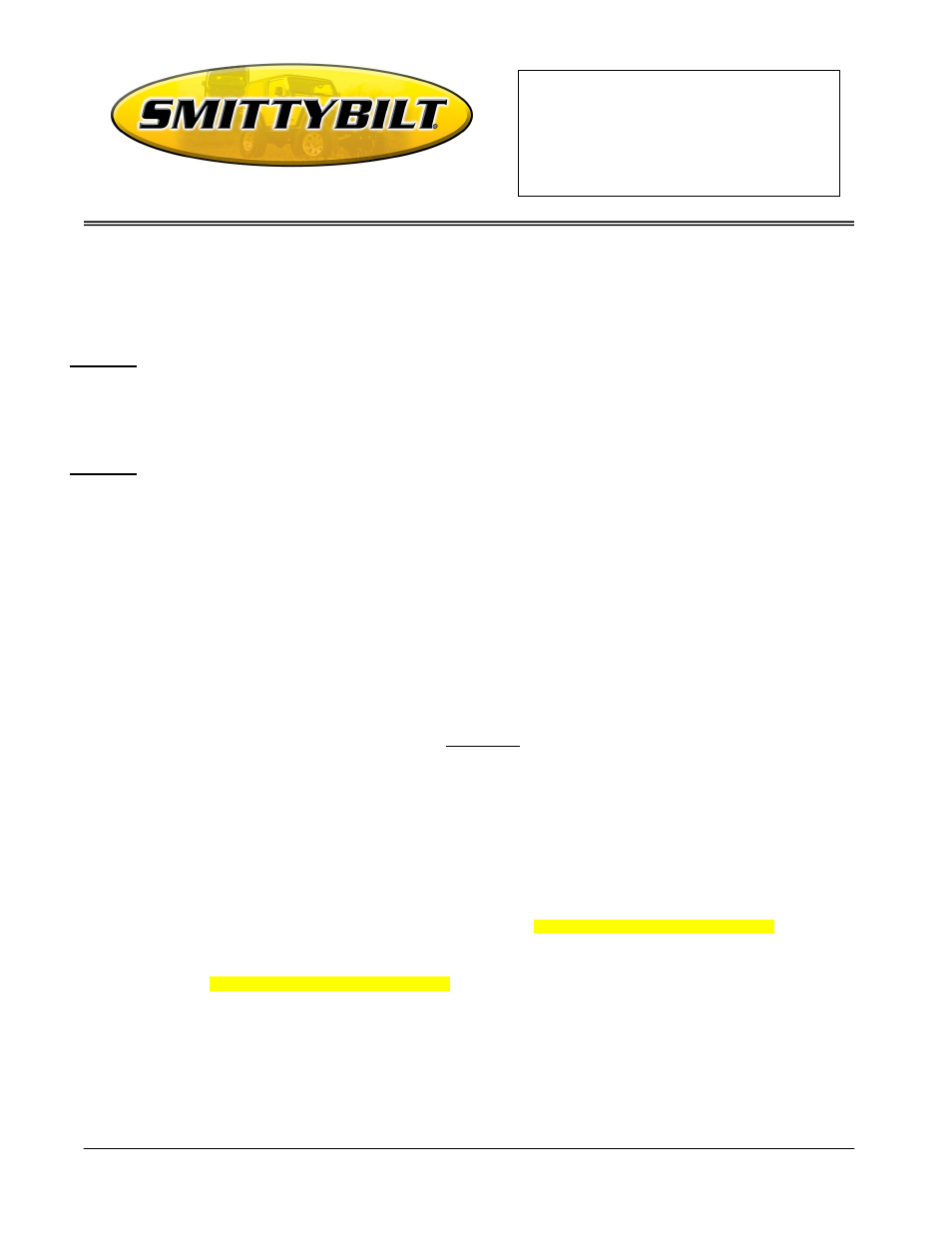 Installation instructions, Nerf-step (part # c0189cc) | Smittybilt C0189CC Nerf-Step User Manual | Page 2 / 2
