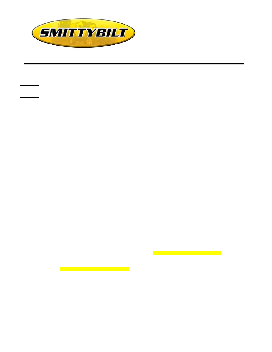 Installation instructions | Smittybilt C0789CC Nerf-Step User Manual | Page 2 / 5