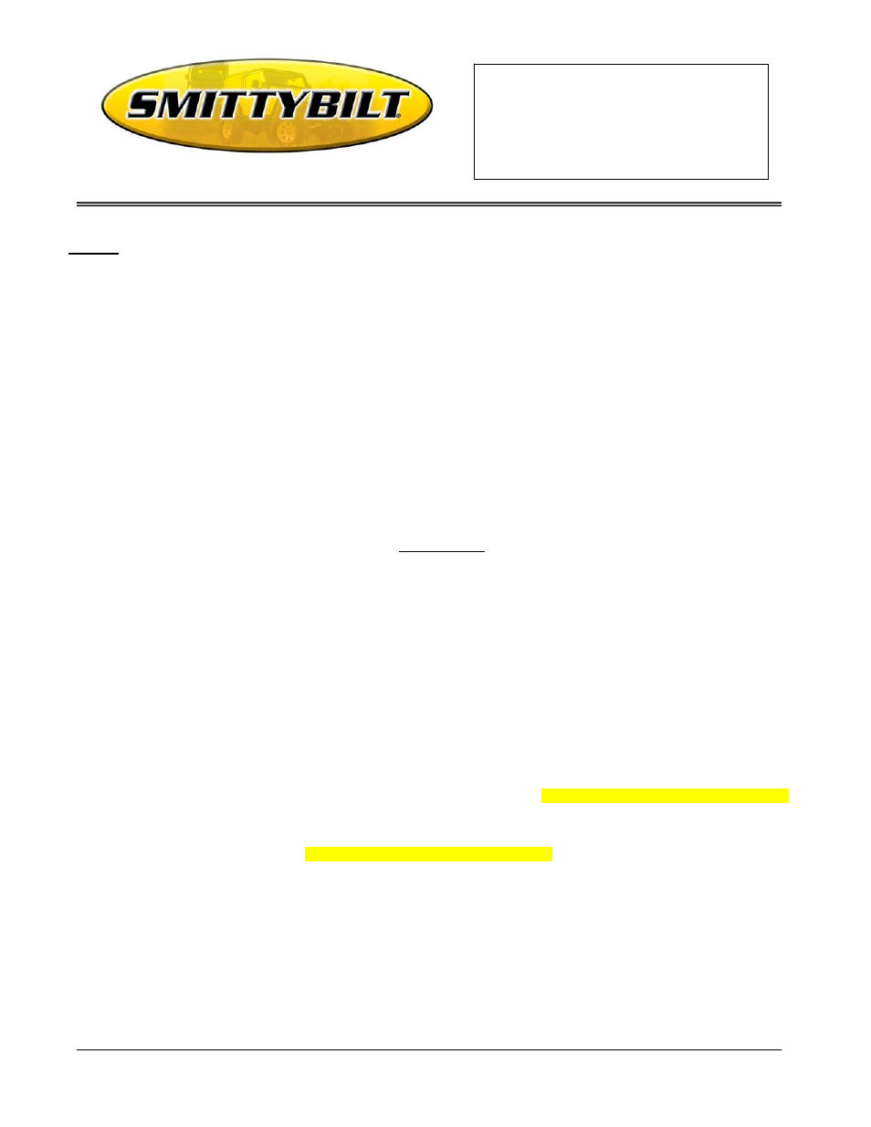 Installation instructions, Nerf-step (part # c9989qc) | Smittybilt C9989QC Nerf-Step User Manual | Page 3 / 3