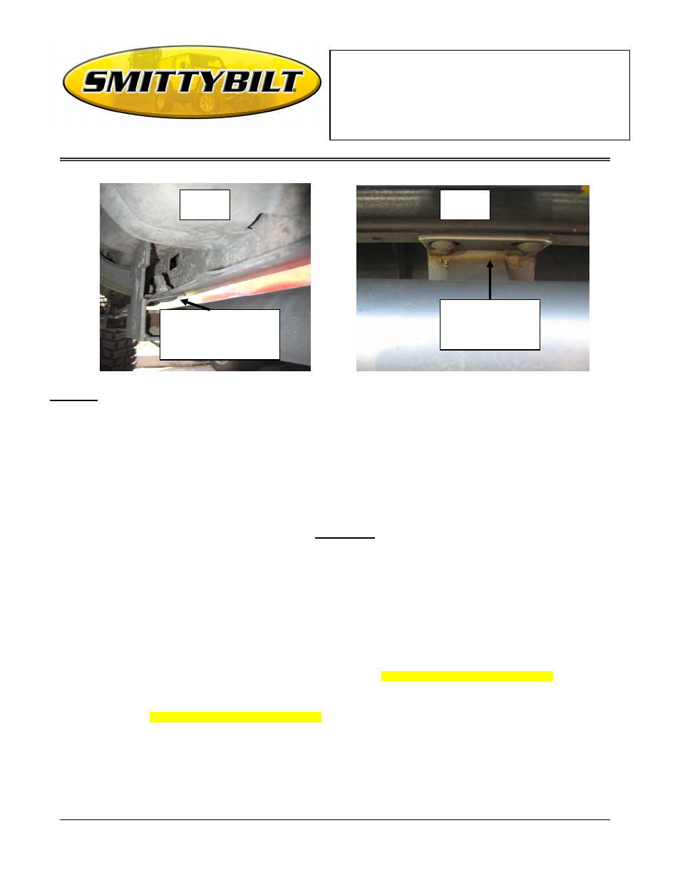 Installation instructions, Nerf-step | Smittybilt F99100CC Nerf-Step User Manual | Page 2 / 2