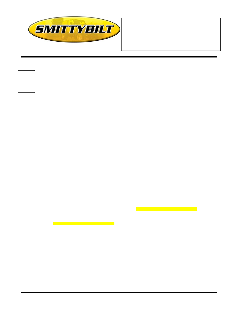 Installation instructions | Smittybilt N0482QC Nerf-Step User Manual | Page 2 / 2