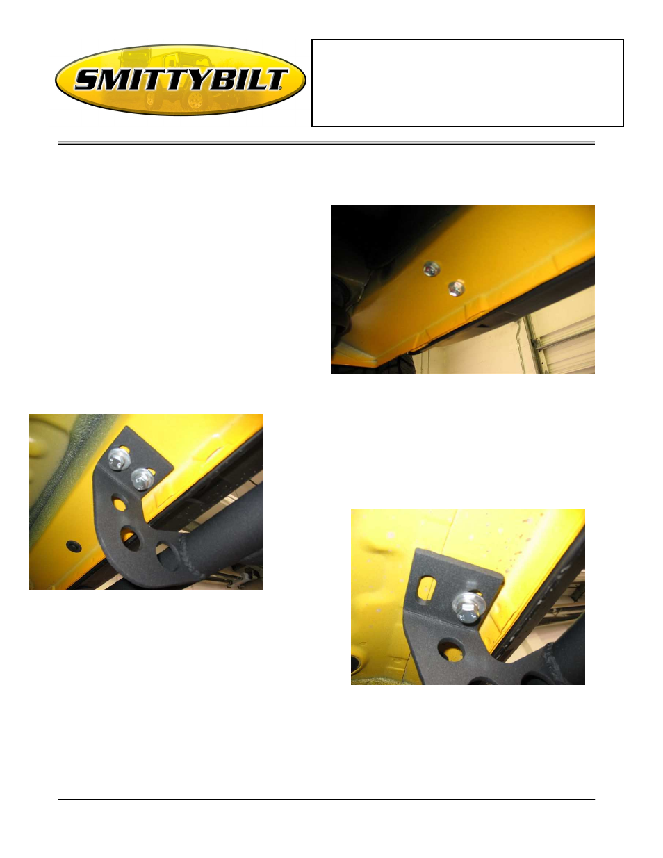 Smittybilt T0678QC Nerf-Step User Manual | 2 pages