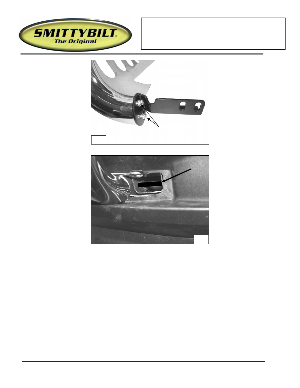 Installation instructions | Smittybilt 51034 Bull Bar User Manual | Page 3 / 5