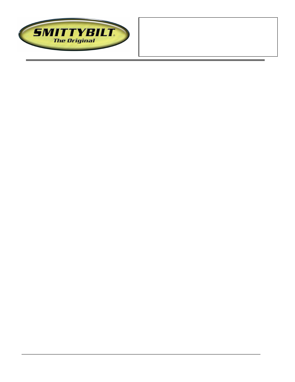 Installation instructions, On dodge ram | Smittybilt 53038 Bull Bar User Manual | Page 2 / 7