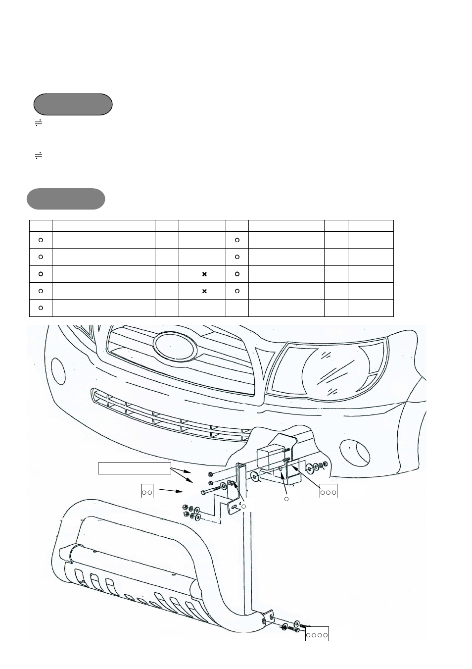 Smittybilt 54012 Bull Bar User Manual | 1 page