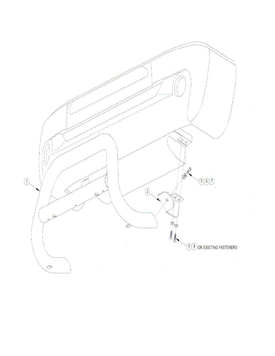 Smittybilt 54034 Bull Bar User Manual | Page 3 / 4