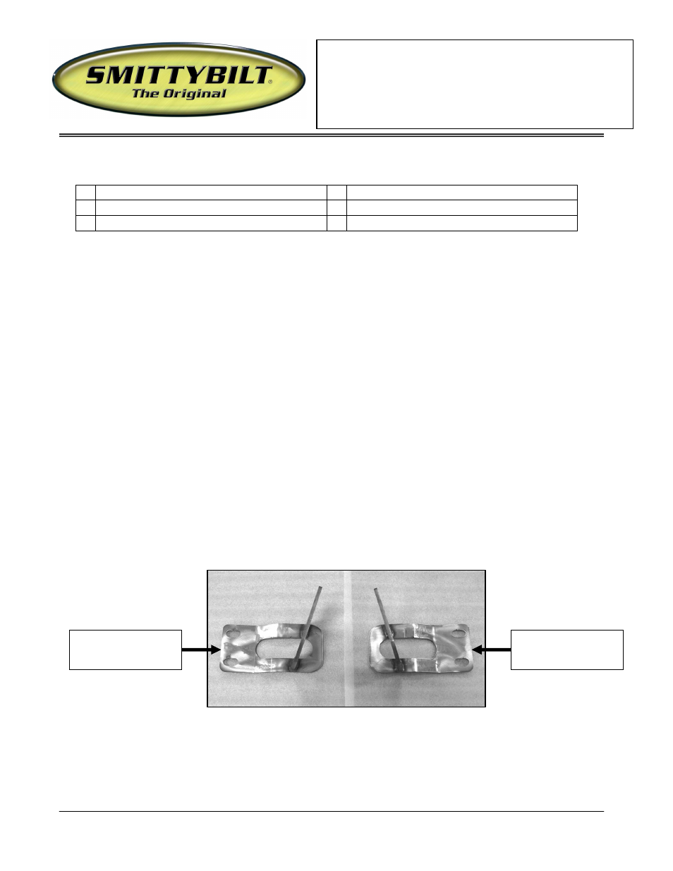 Smittybilt 55114 Bull Bar User Manual | 3 pages