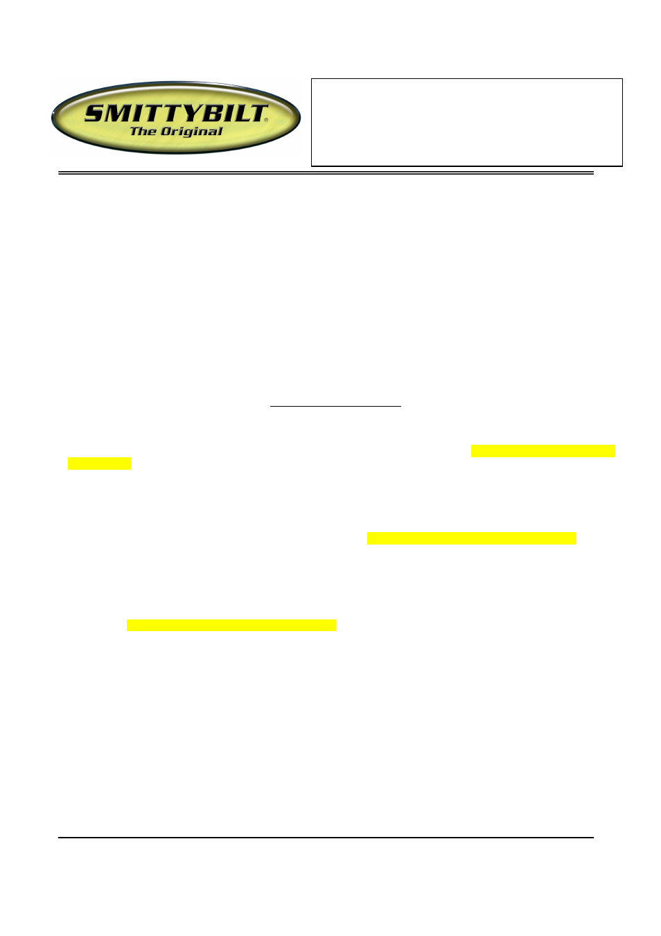 Installation instructions | Smittybilt CN1920-S4x Sure Steps User Manual | Page 3 / 3