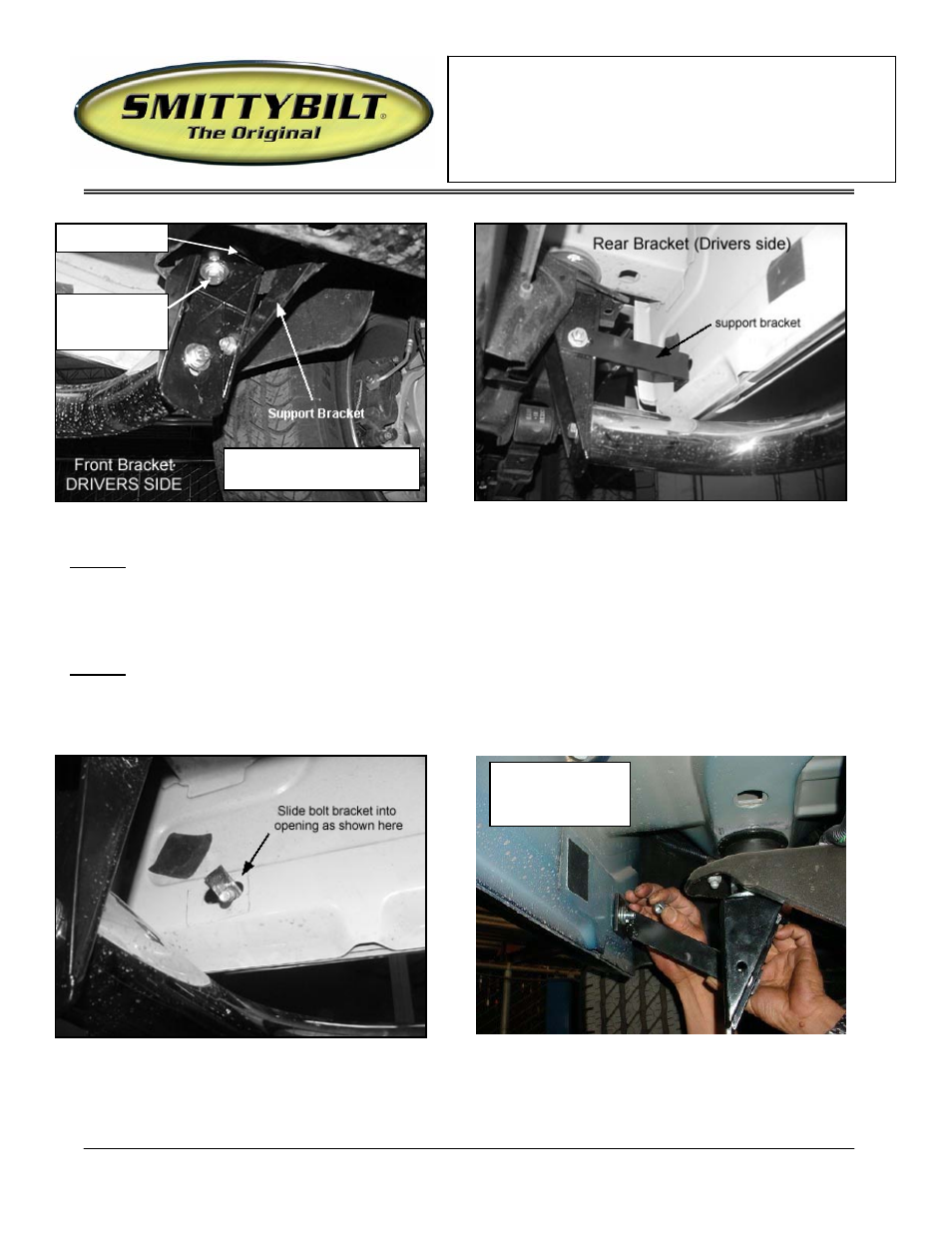 Installation instructions, Sure-step (part # dn240-s4), 07dodge ram quad cab | Smittybilt DN240-S4 Sure Steps User Manual | Page 2 / 5