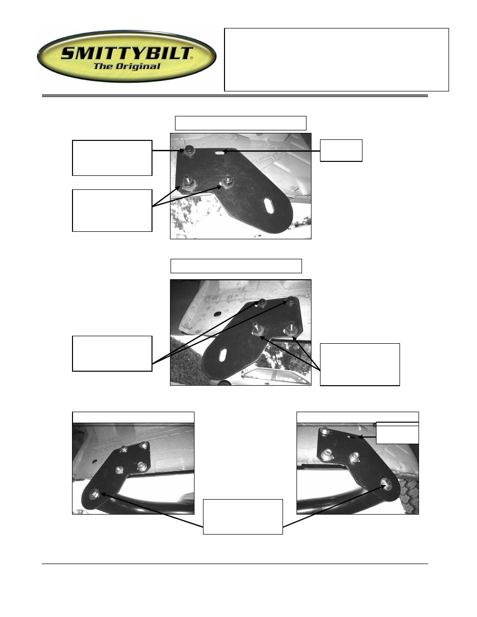 Installation instructions | Smittybilt FN1700-S4 Sure Steps User Manual | Page 2 / 3