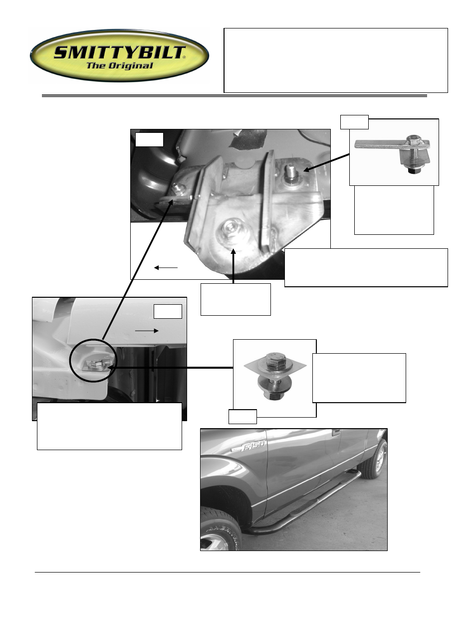 Installation instructions | Smittybilt FN1990-S4 Sure Steps User Manual | Page 5 / 6