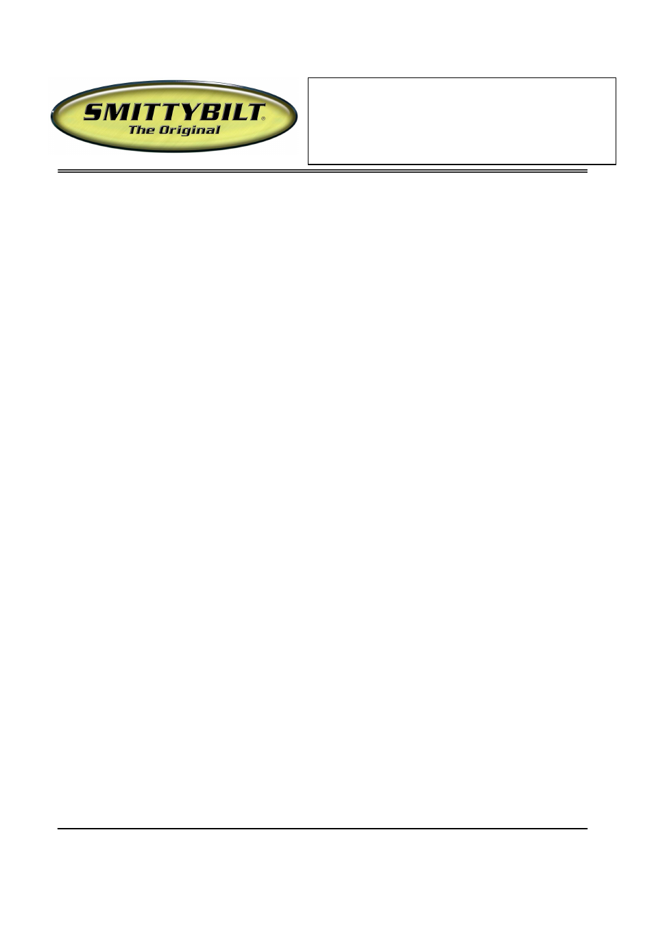 Installation instructions | Smittybilt TN1140-S4 Sure Steps User Manual | Page 4 / 4