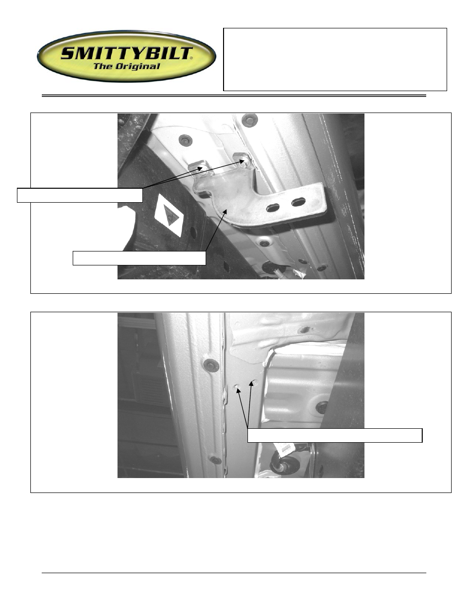Installation instructions | Smittybilt TN1160-S4 Sure Steps User Manual | Page 2 / 5