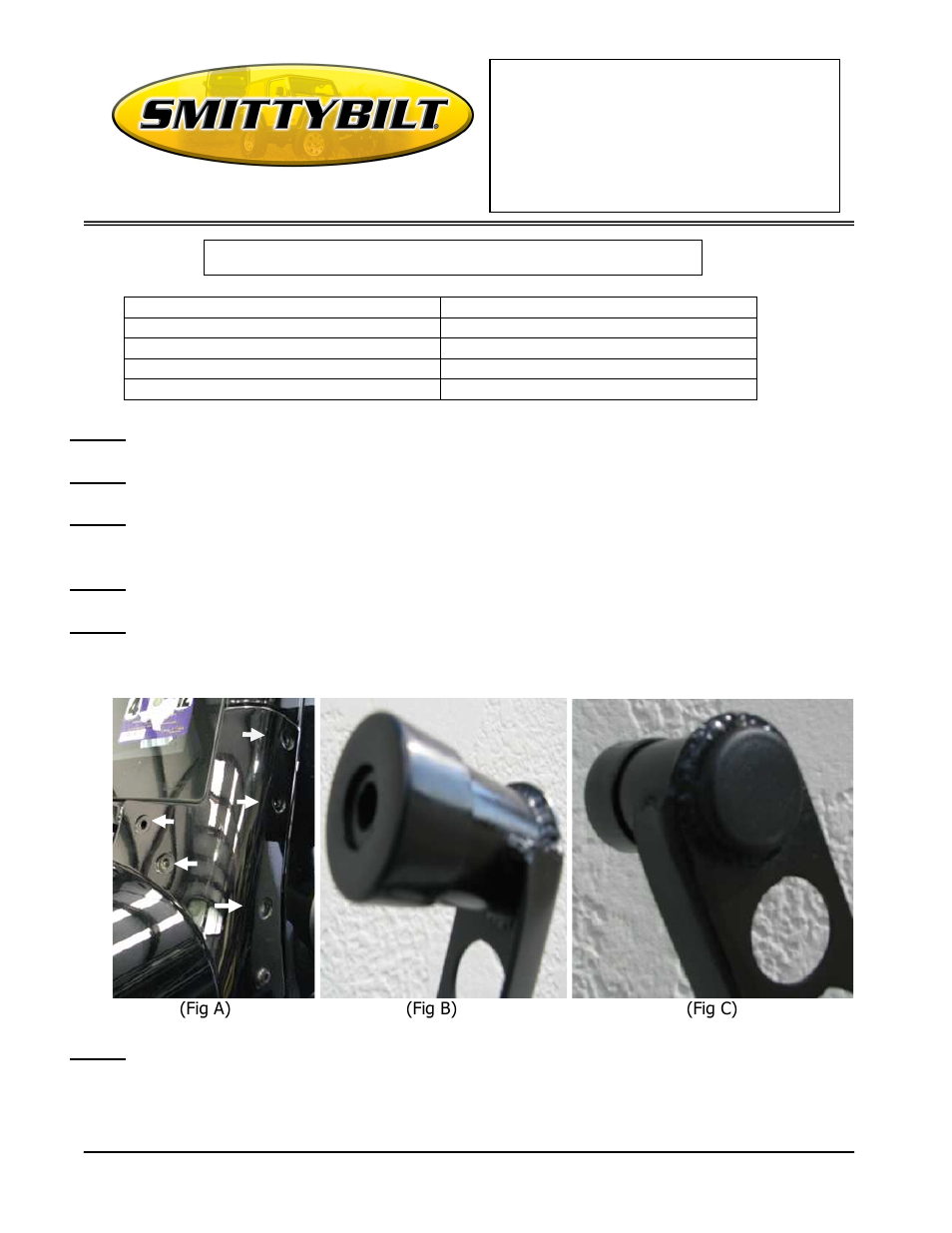 Smittybilt 76911 Light Bar User Manual | 2 pages