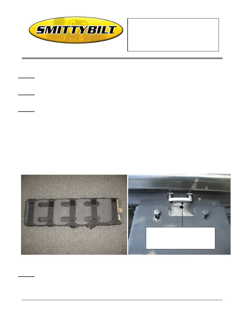 Installation instructions g.e.a.r. overhead | Smittybilt 56650xx G.E.A.R. Overhead User Manual | Page 2 / 6