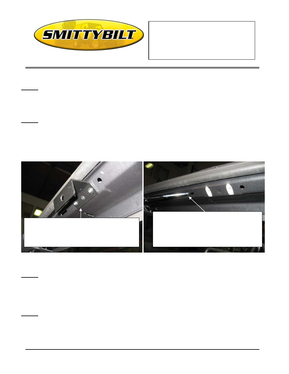 Installation instructions, G.e.a.r. overhead console | Smittybilt 56660xx G.E.A.R. Overhead Console User Manual | Page 2 / 6