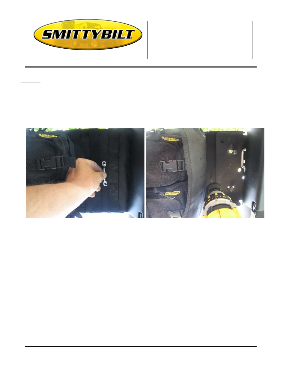 Installation instructions, G.e.a.r. overhead console | Smittybilt 56660xx G.E.A.R. Overhead Console User Manual | Page 6 / 6