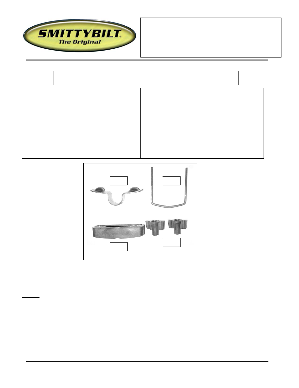 Smittybilt 17185 Rugged Rack User Manual | 6 pages