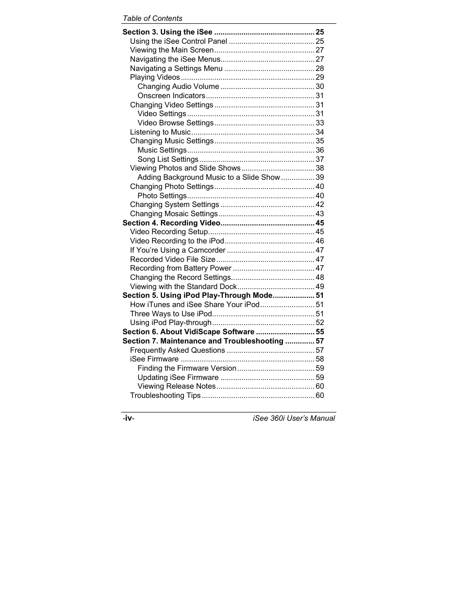 ATO iSee 360i User Manual | Page 4 / 84