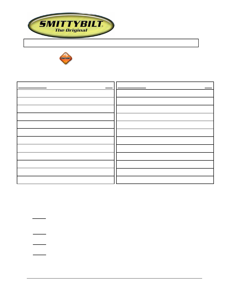 Smittybilt SB76882 XRC Rear Armor Corner Guard Kit User Manual | 8 pages