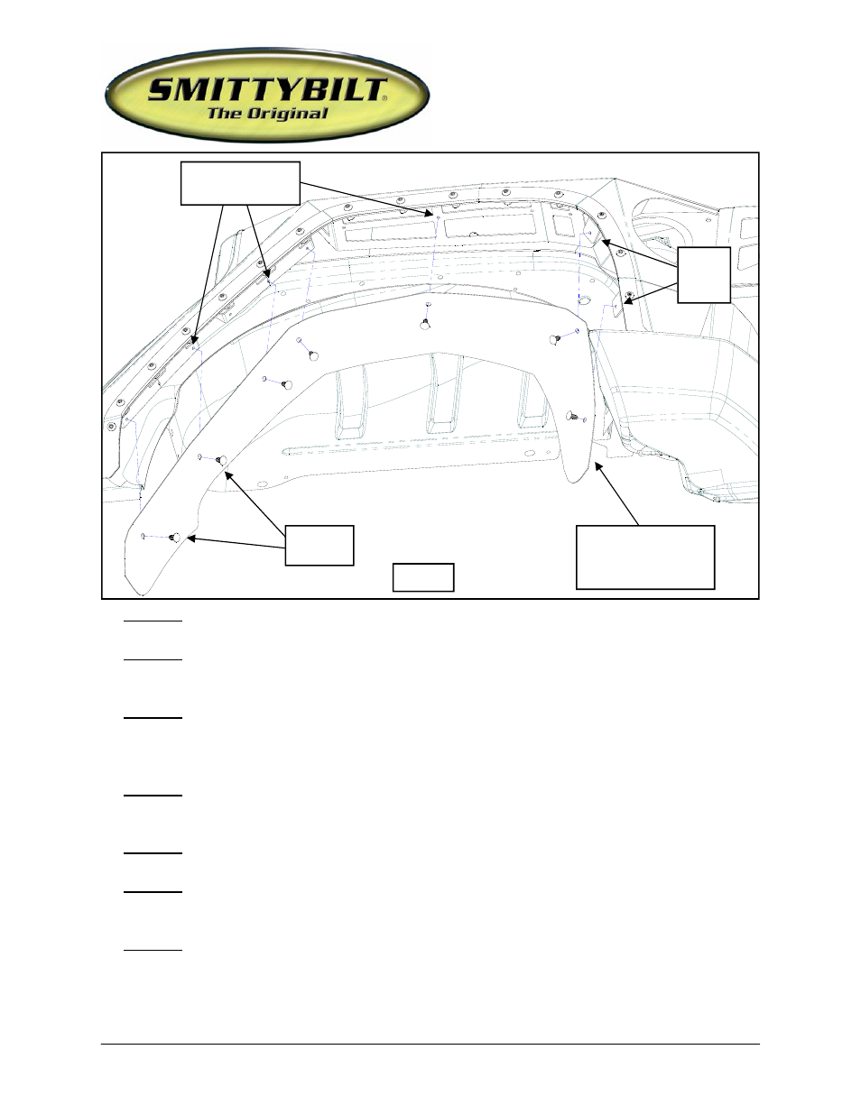 Installation instructions | Smittybilt SB76882 XRC Rear Armor Corner Guard Kit User Manual | Page 5 / 8