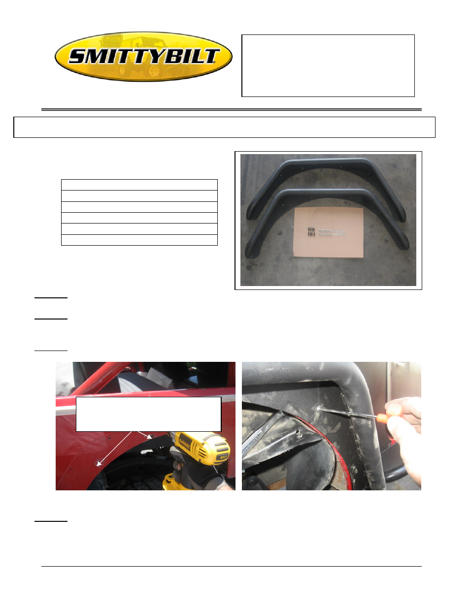 Smittybilt 76879 XRC Flare User Manual | 5 pages