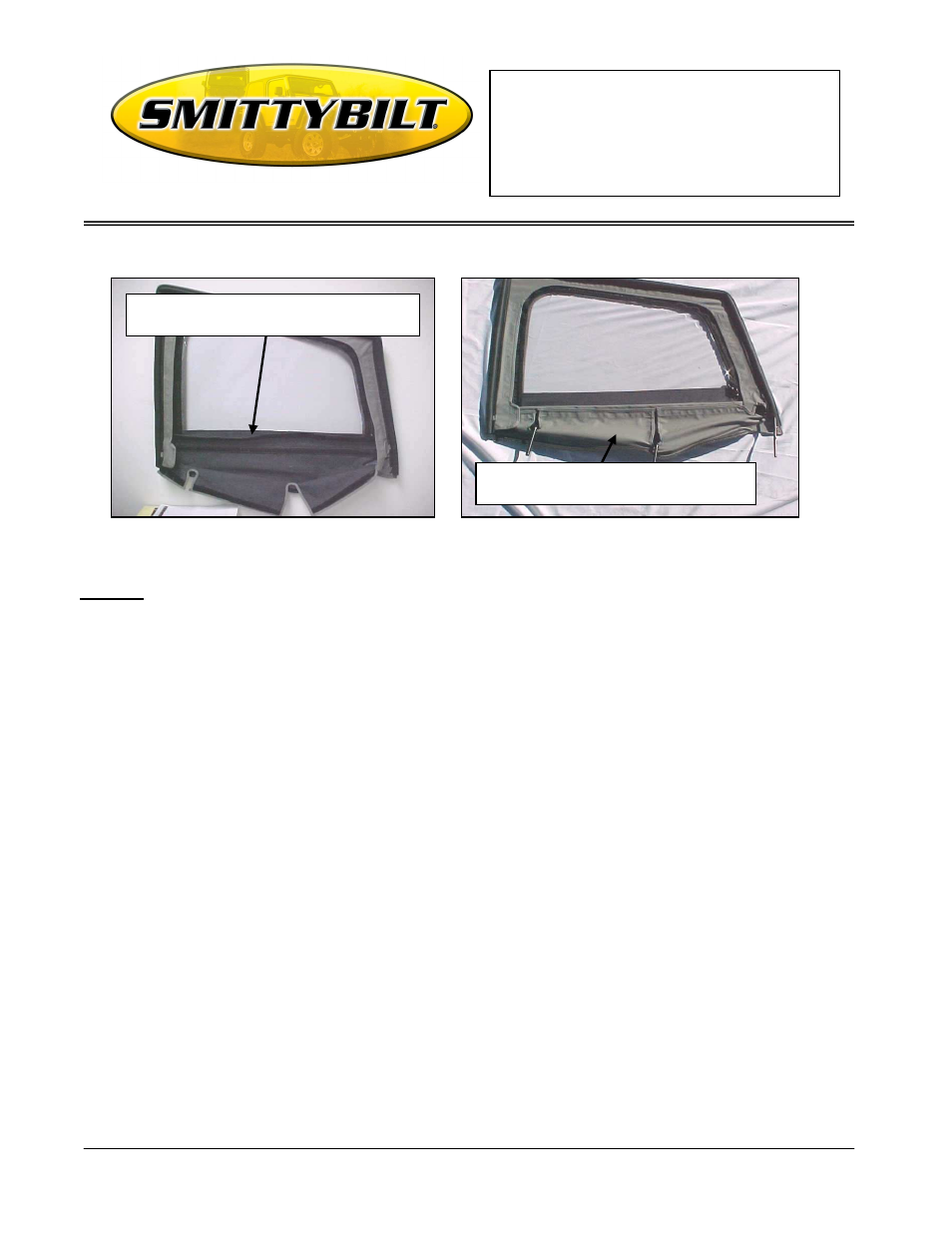Installation instructions | Smittybilt 98702xx Replacement Top User Manual | Page 4 / 4