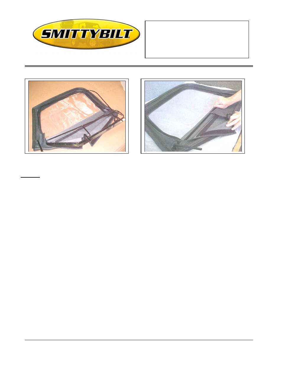 Installation instructions, 06 jeep wrangler | Smittybilt 99702xx Replacement Top User Manual | Page 4 / 4