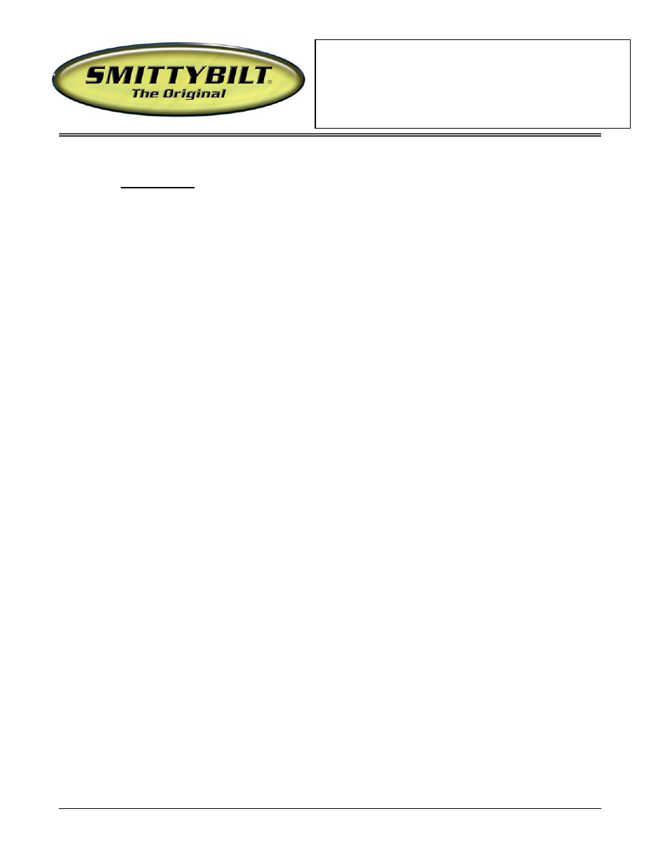 Installation instructions, Jeep rear hitch (part # jh44) | Smittybilt JH44 Rear Hitch User Manual | Page 4 / 4