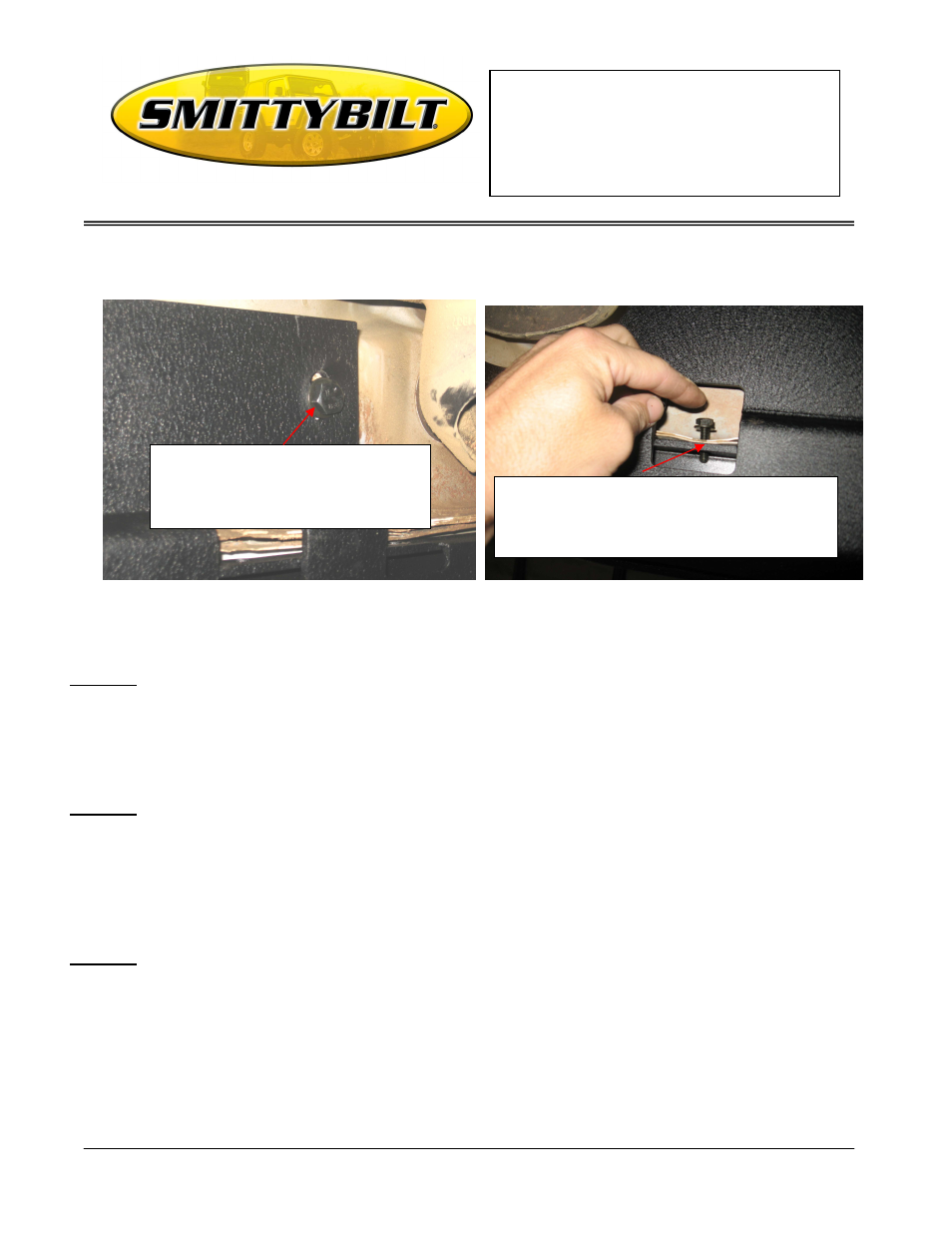 Installation instructions, 10 jeep wrangler | Smittybilt 76890 XRC Rock Sliders User Manual | Page 2 / 3