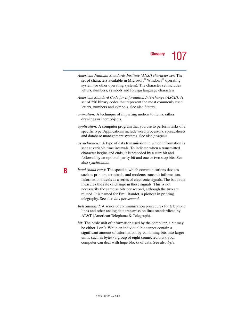 Toshiba V.92 User Manual | Page 107 / 120