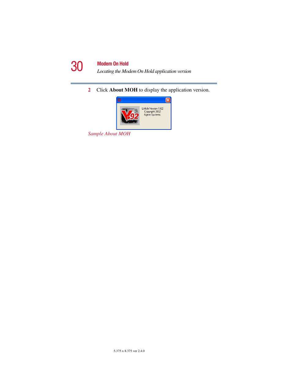 Toshiba V.92 User Manual | Page 30 / 120