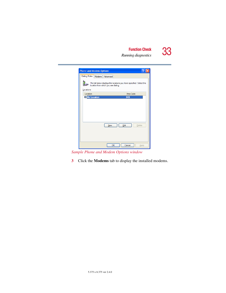 Toshiba V.92 User Manual | Page 33 / 120
