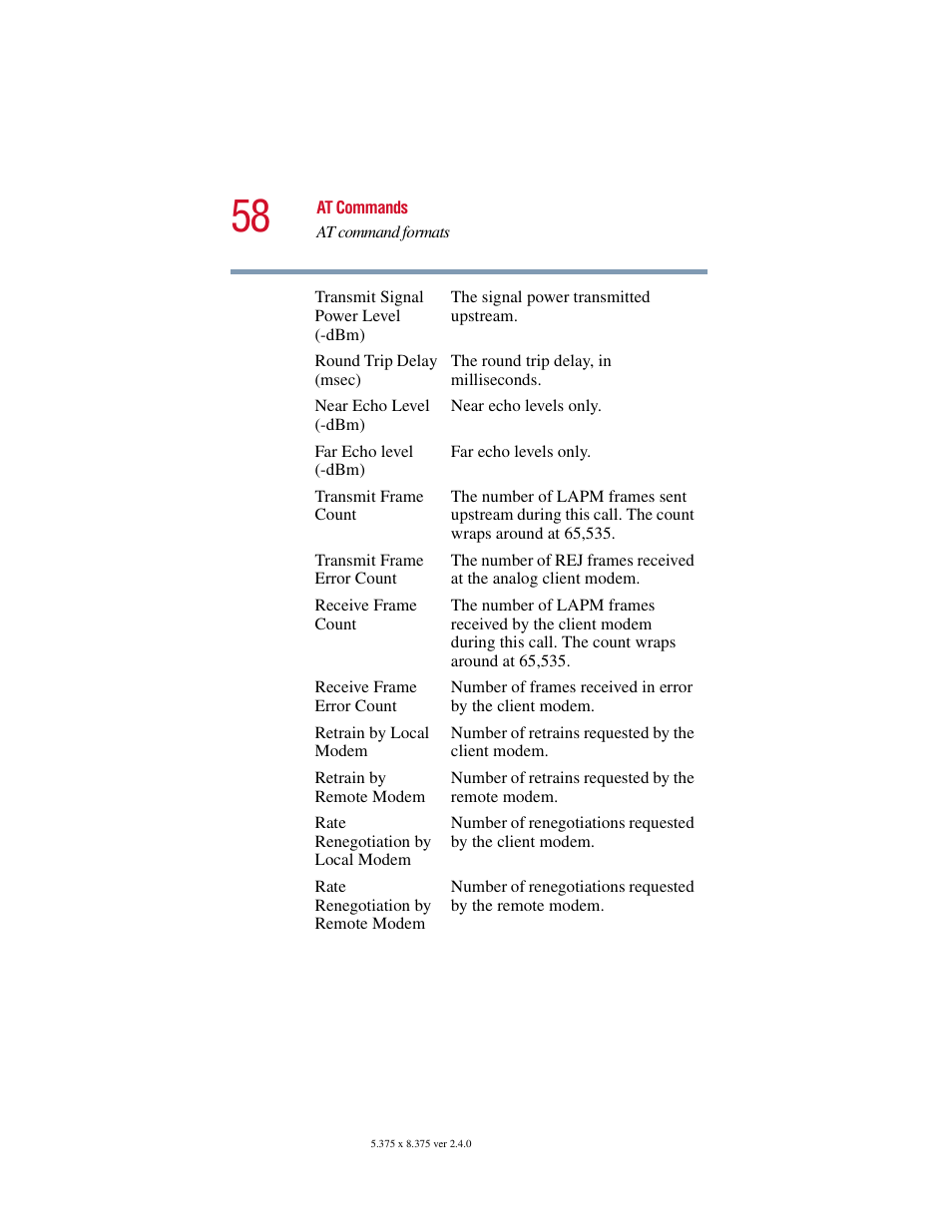 Toshiba V.92 User Manual | Page 58 / 120