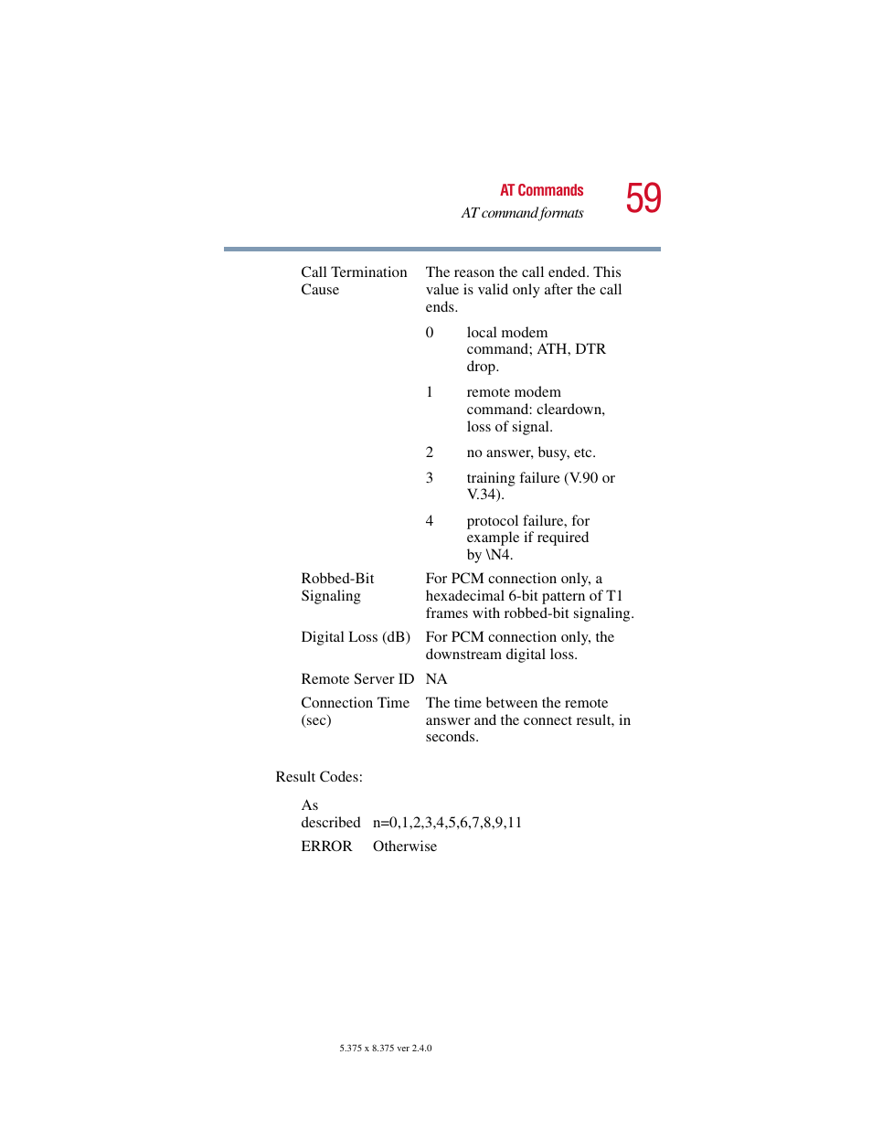 Toshiba V.92 User Manual | Page 59 / 120