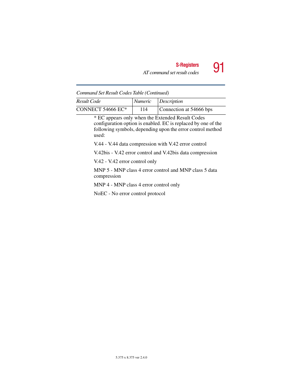 Toshiba V.92 User Manual | Page 91 / 120