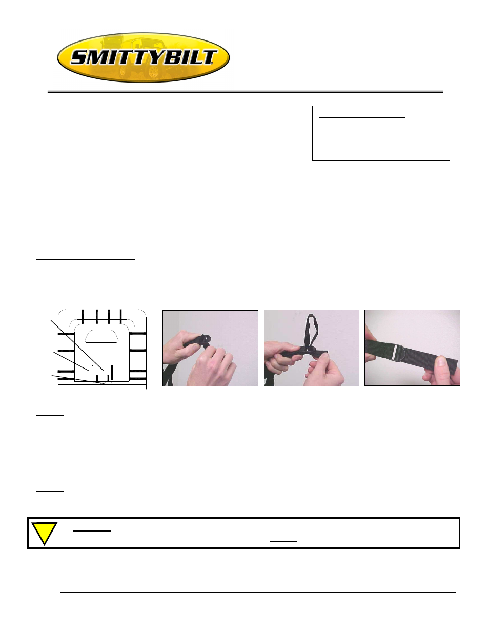 Smittybilt 900XX Outback Wind Breaker User Manual | 2 pages