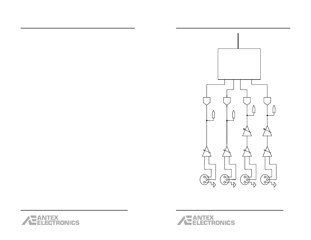 Dmx-4 usb mixer user manual, Block diagra m | Antex electronic DMX-4 User Manual | Page 15 / 18