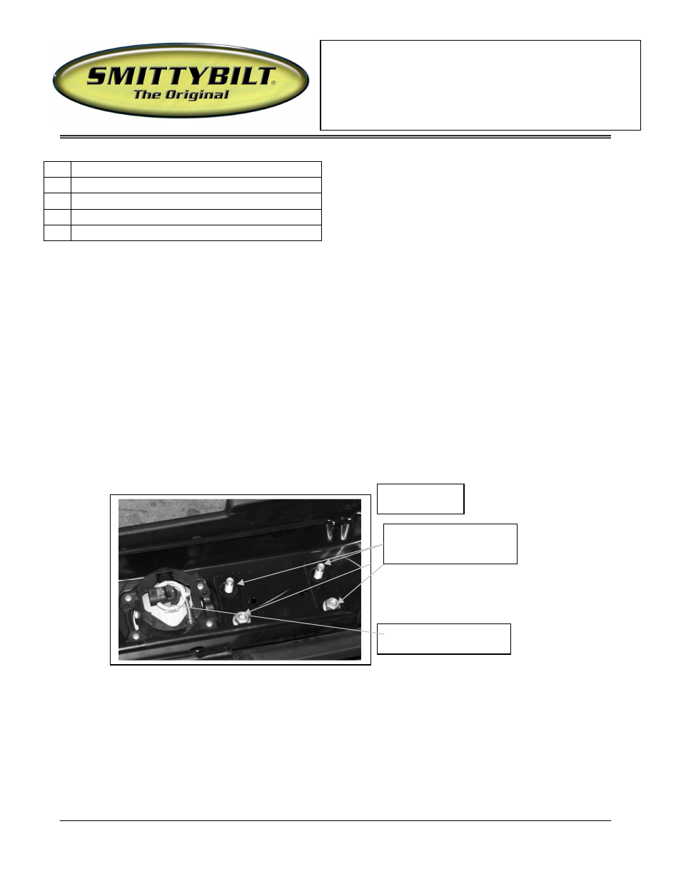 Smittybilt JB48-F FRONT BUMPER User Manual | 2 pages