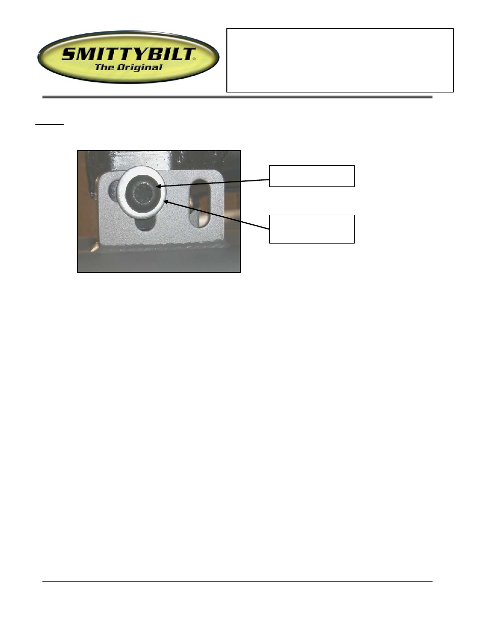 Installation instructions | Smittybilt JB44-FS Front Bumper User Manual | Page 2 / 2