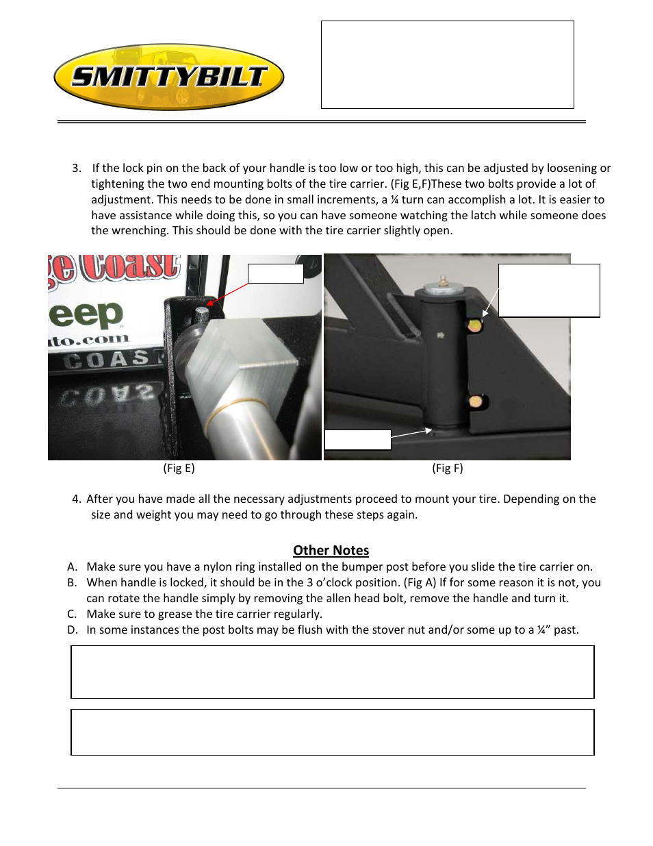 Smittybilt 76622 Rear Bumper User Manual | Page 12 / 13
