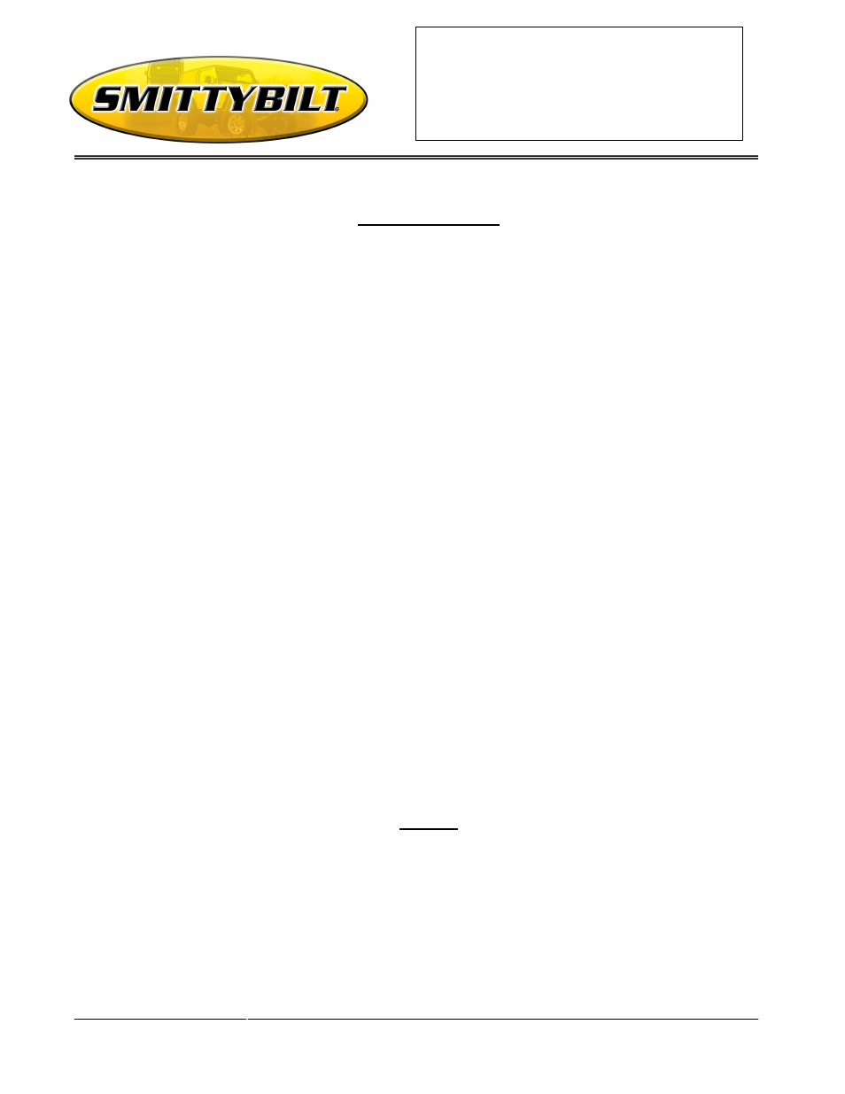 Smittybilt 76622 Rear Bumper User Manual | Page 13 / 13