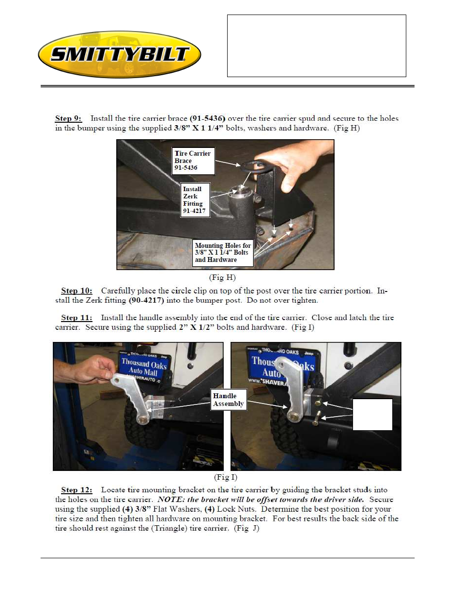 Smittybilt 76622 Rear Bumper User Manual | Page 5 / 13