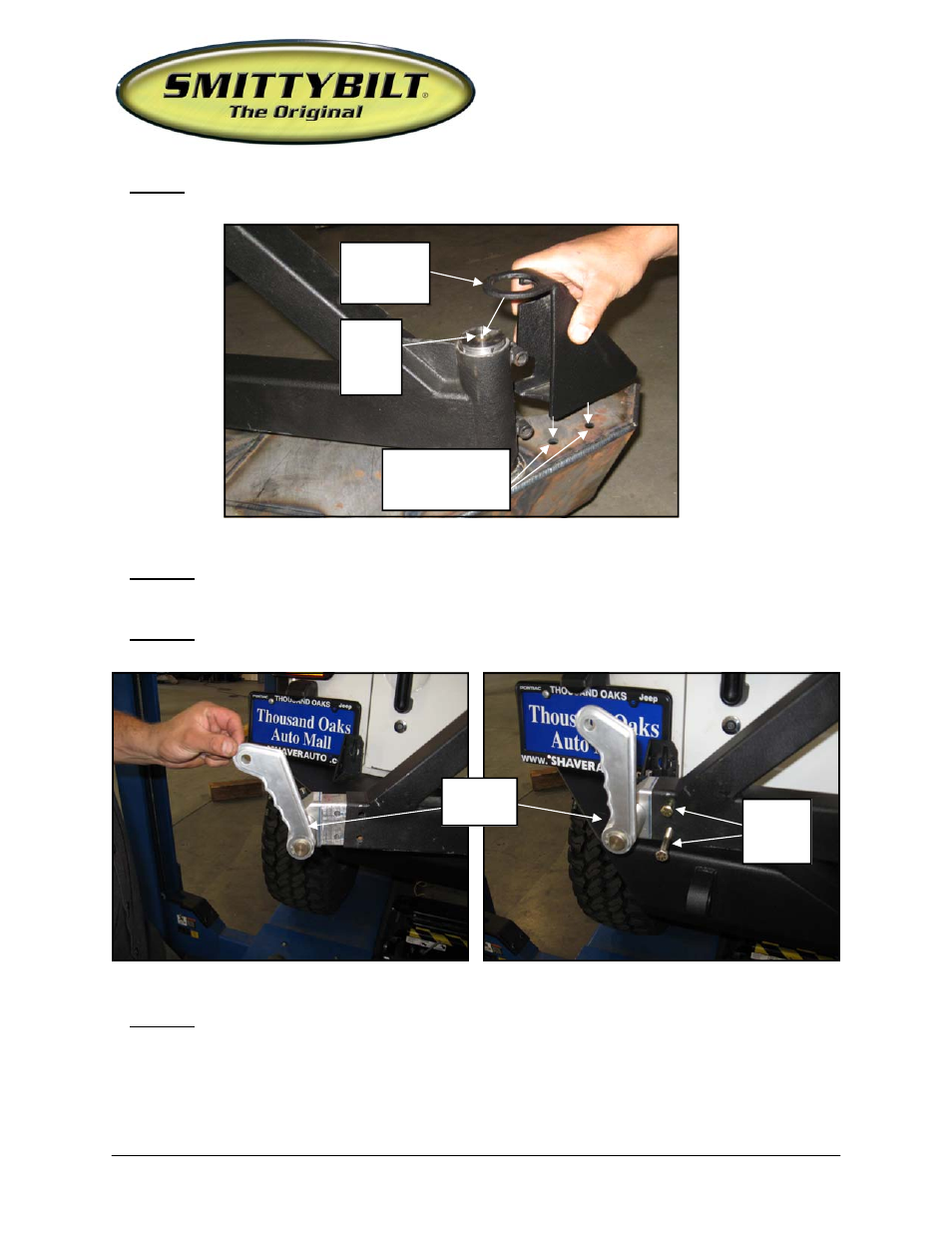 Installation instructions | Smittybilt SB76622 SRC Bumper User Manual | Page 4 / 6